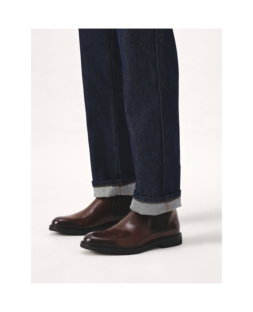 Kazar-Braune-Chelsea-Stiefel-für-Männer-braun