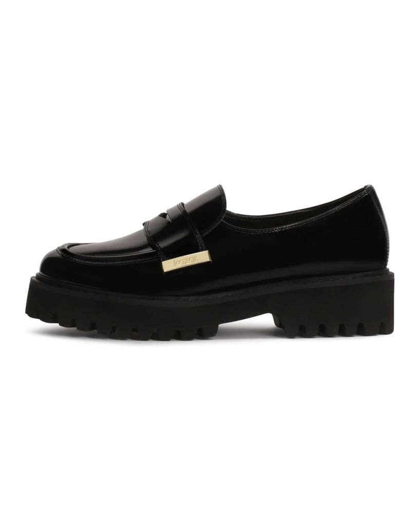 Kazar-Black-shoes-with-track-sole-černá