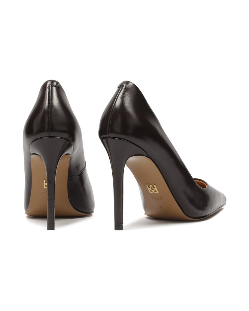 Kazar-Dark-brown-pumps-with-a-slender-heel-tmavá-hnedá