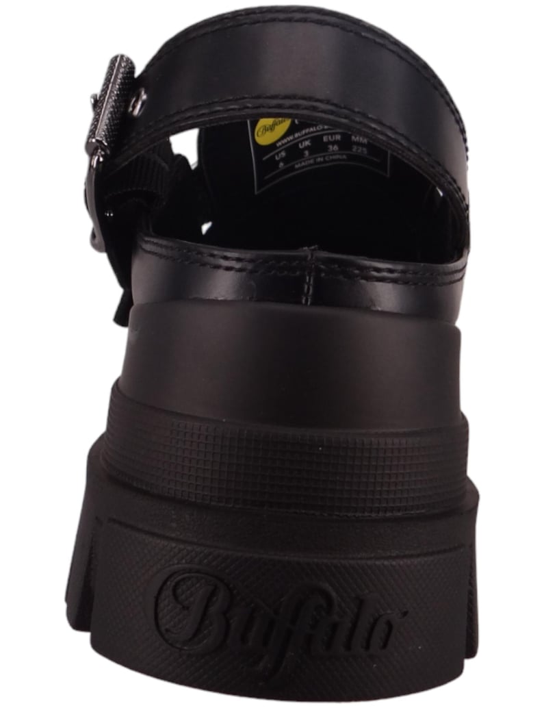 Buffalo-Sandalen-schwarz