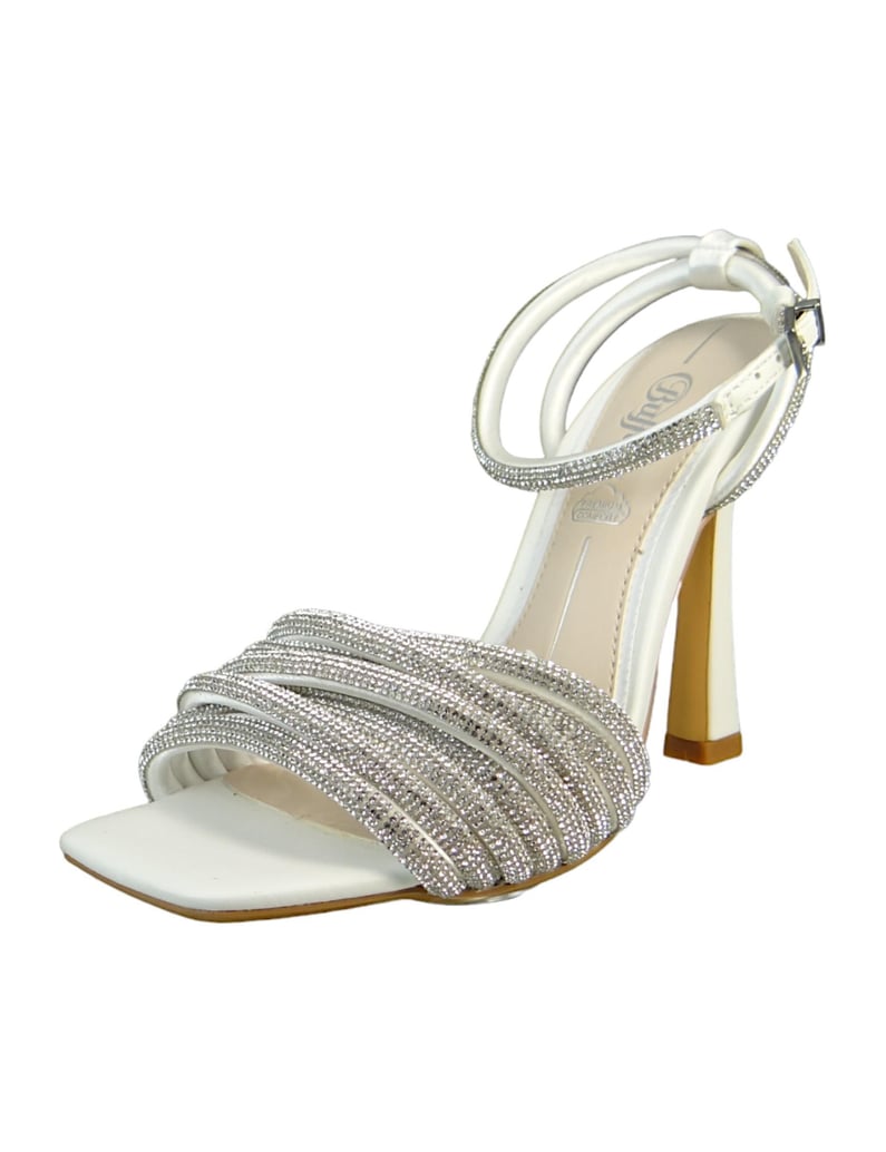 Buffalo-Sandalen-weiss