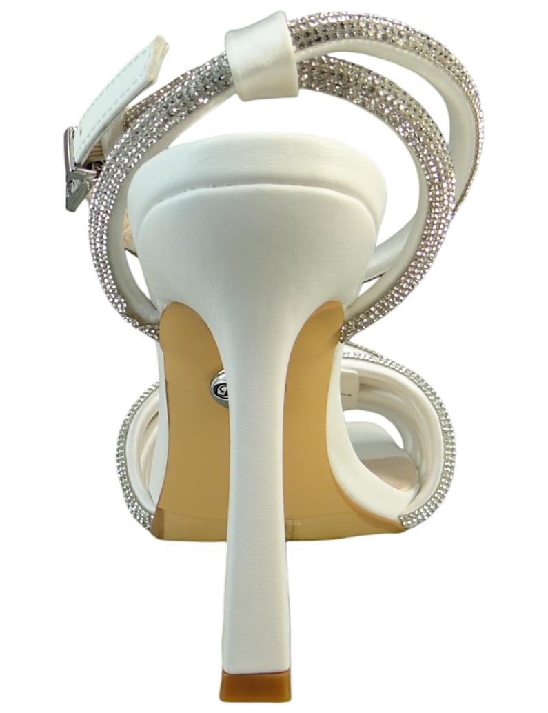 Buffalo-Sandalen-weiss