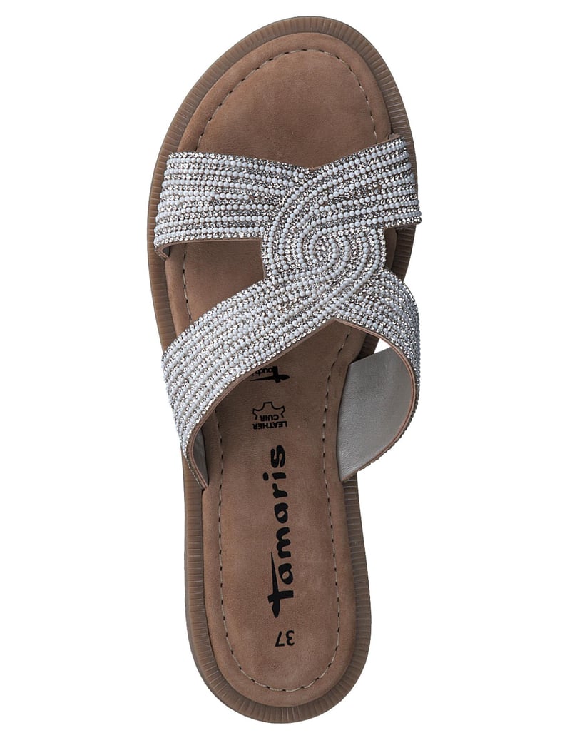 TAMARIS-Sandalen-silber