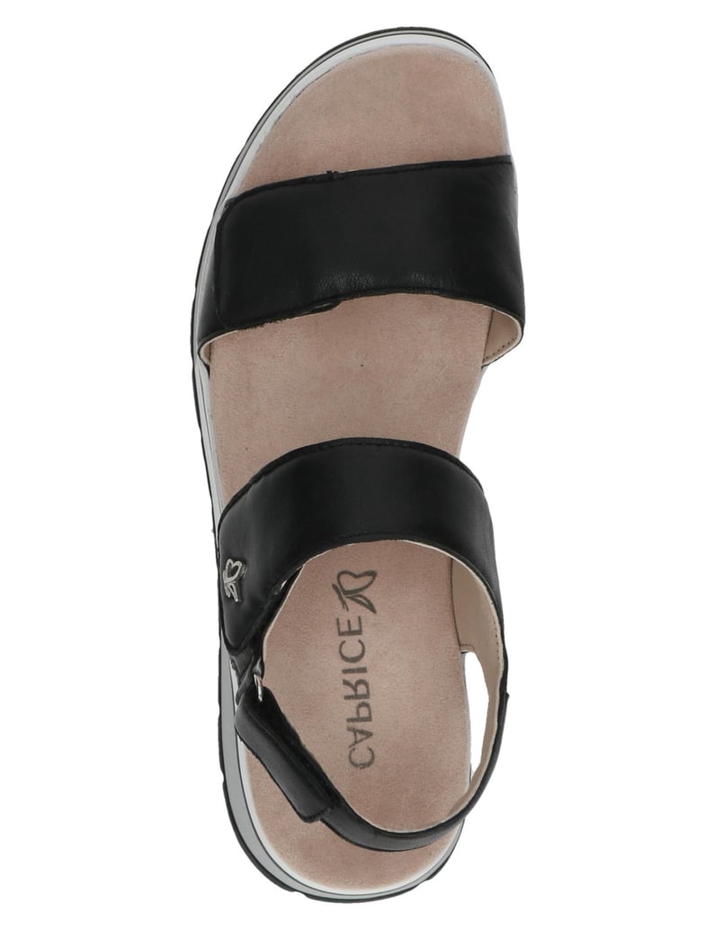Caprice-Sandalen-schwarz