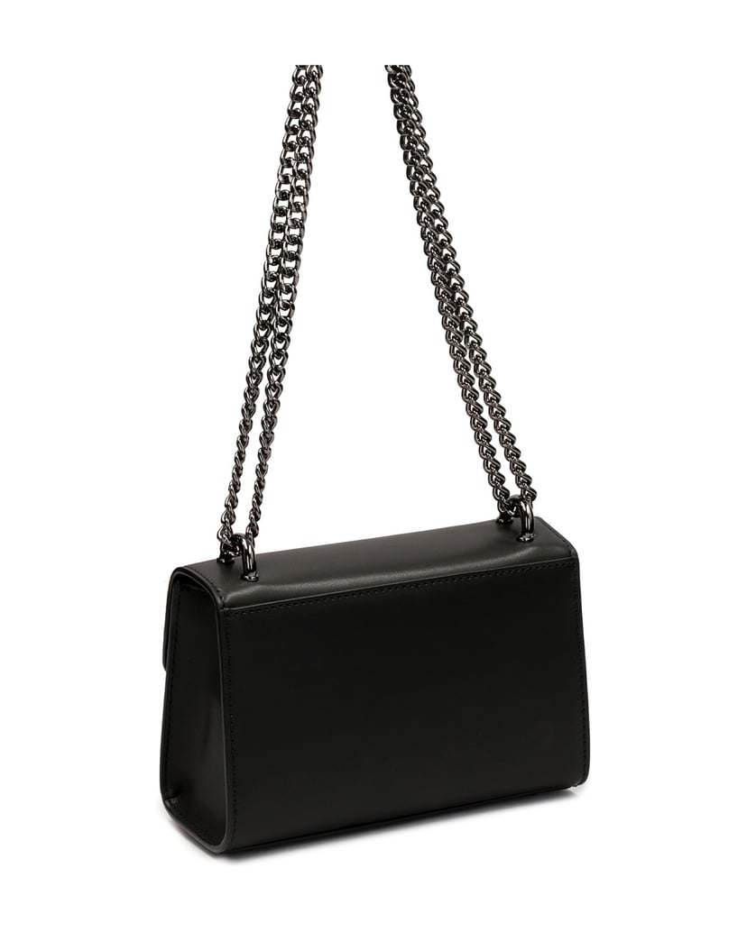 Kazar-Small-rigid-bag-with-large-clasp-čierna