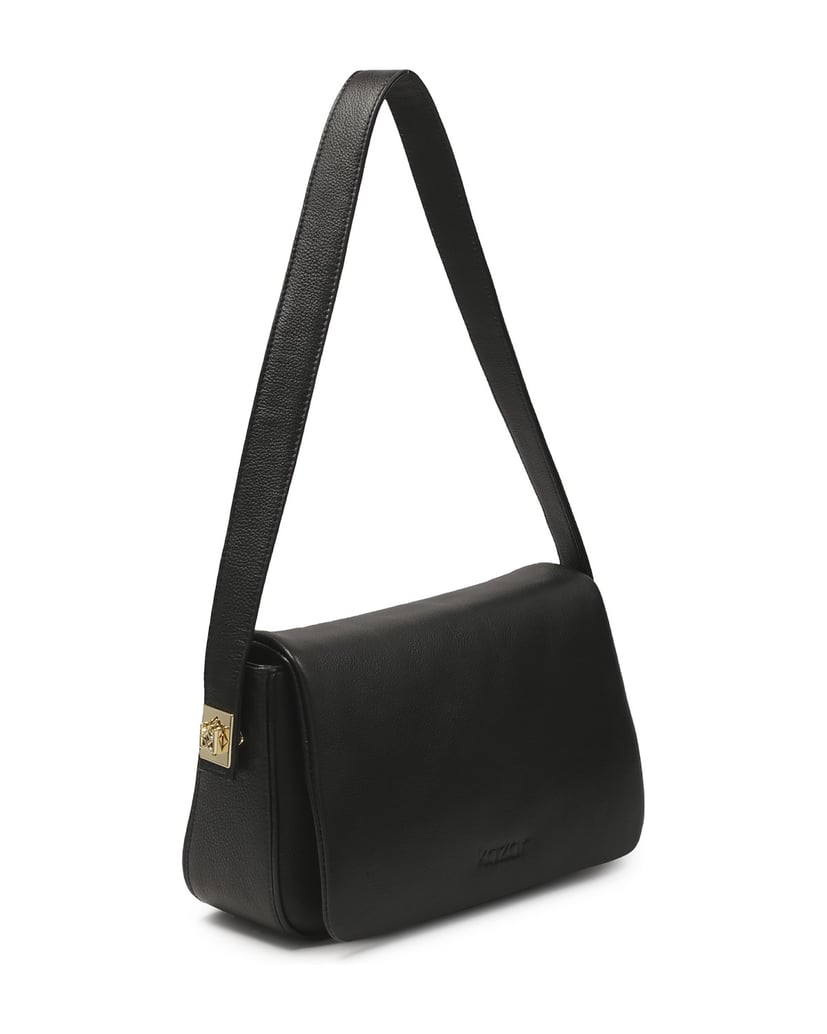 Kazar-Black-handbag-with-striking-pinned-strap-čierna