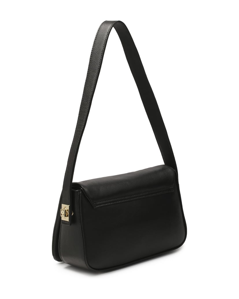 Kazar-Black-handbag-with-striking-pinned-strap-čierna