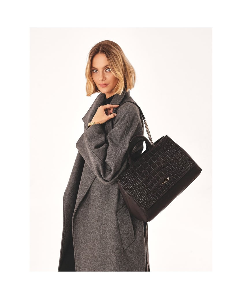 Kazar-Schicke-Handtasche-in-Form-eines-Koffers