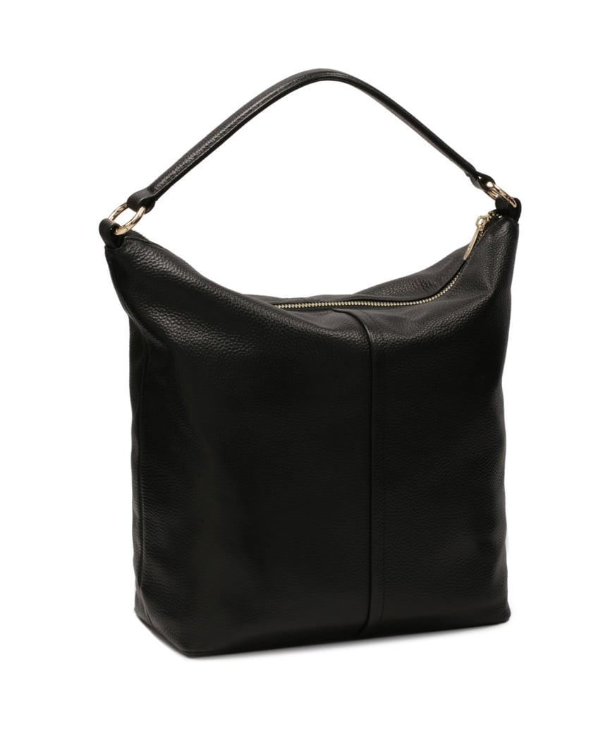 Kazar-Loose-handbag-with-two-straps-čierna