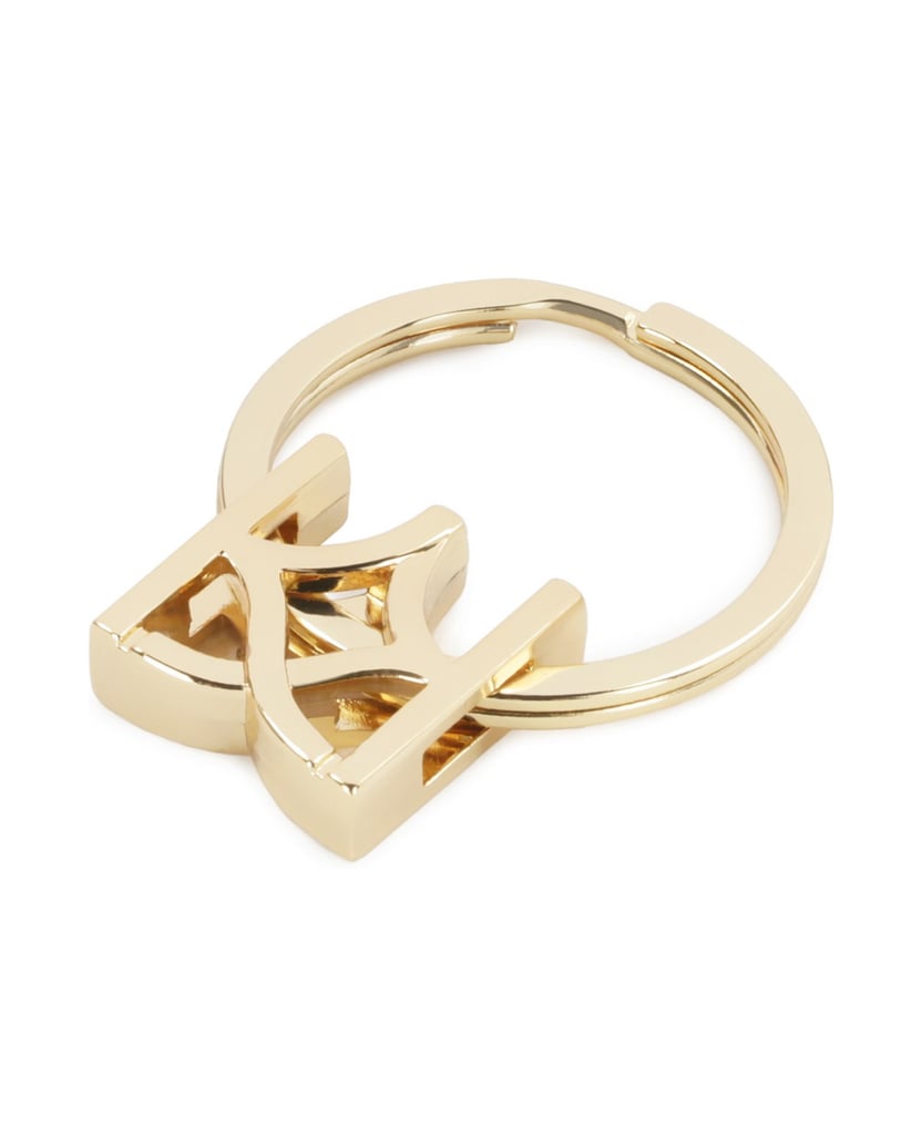 Kazar-Goldener-Schlüsselanhänger-mit-Monogramm