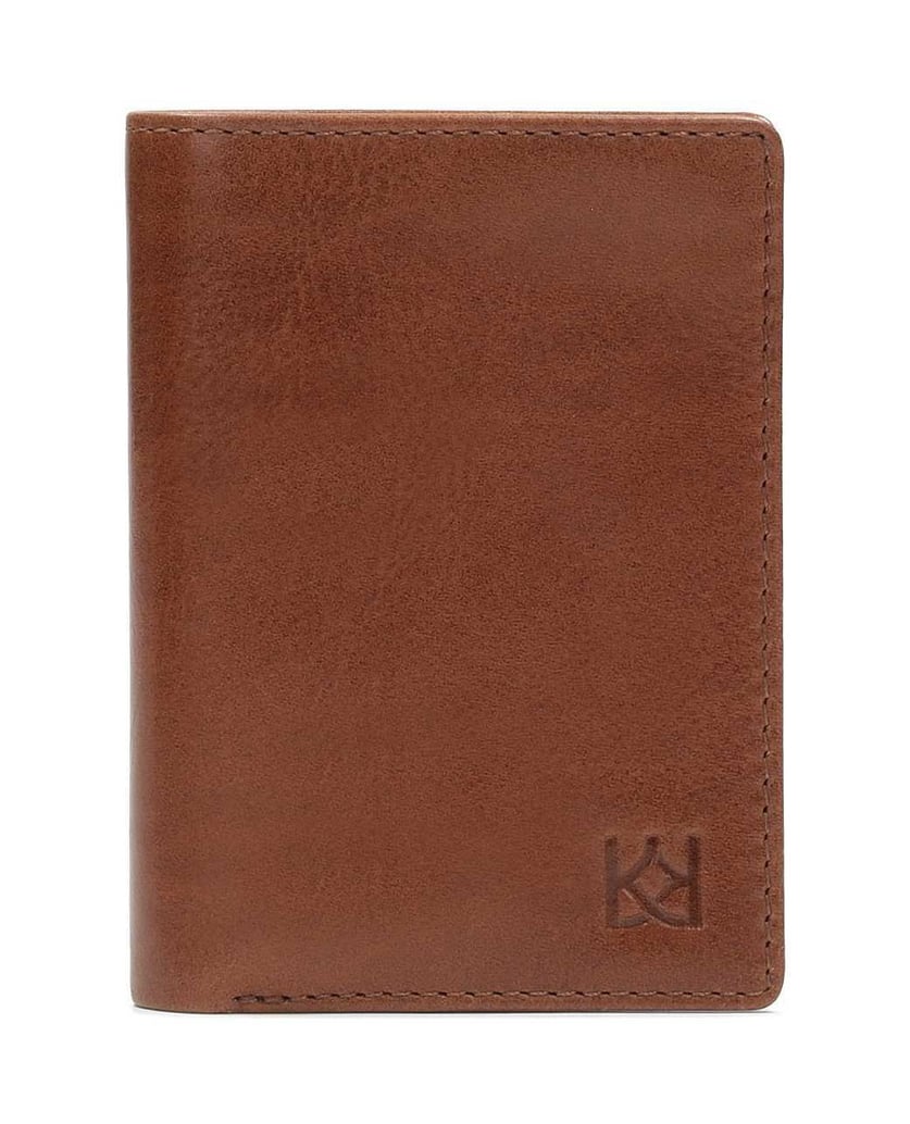 Kazar-Brown-leather-double-folding-wallet-hnedá