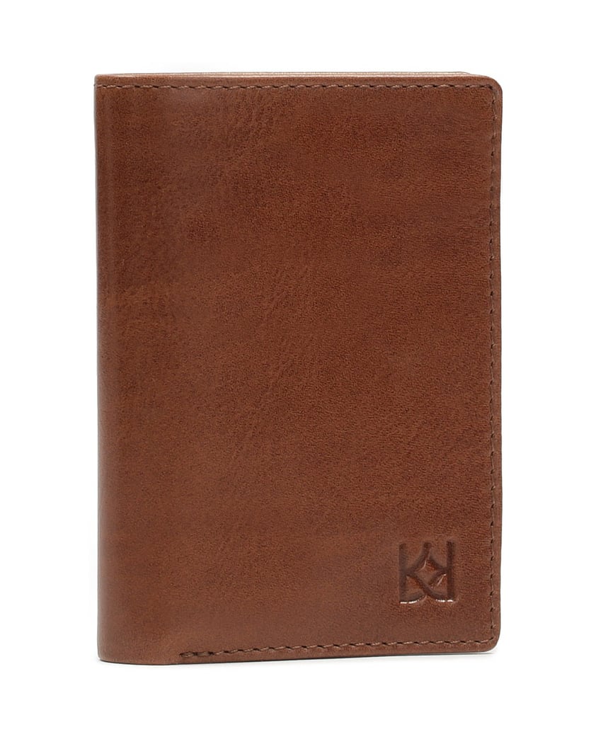Kazar-Brown-leather-double-folding-wallet-hnedá
