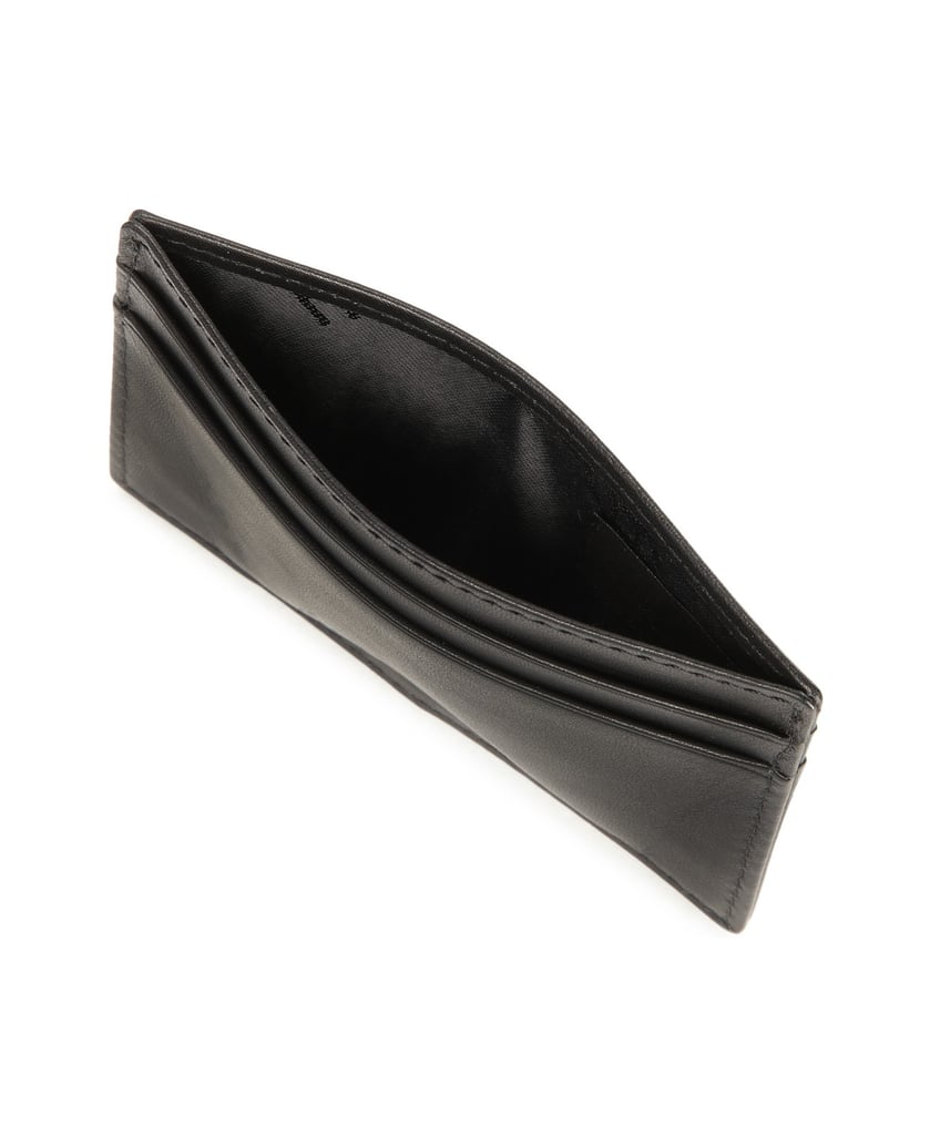 Kazar-Leather-black-card-case-with-red-accents-černá
