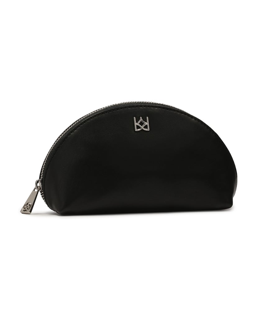 Kazar-Schwarze-Kosmetiktasche-mit-Monogramm-vo-schwarz