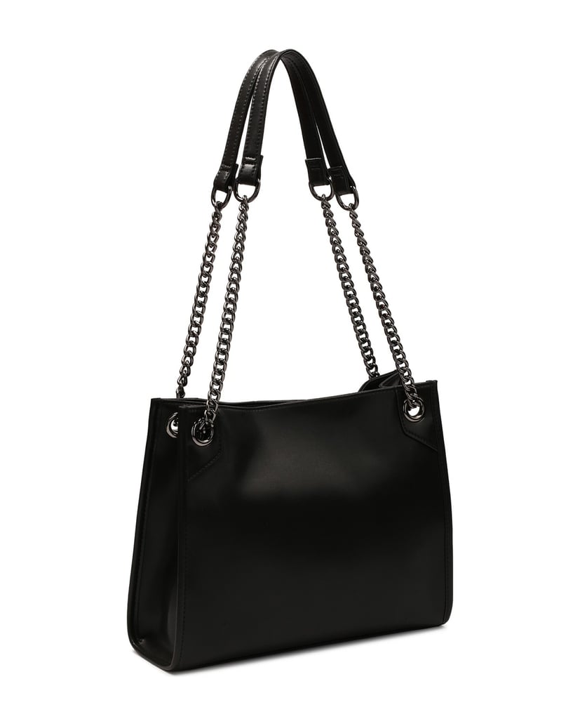 Kazar-Shoulder-bag-with-sliding-chain-čierna