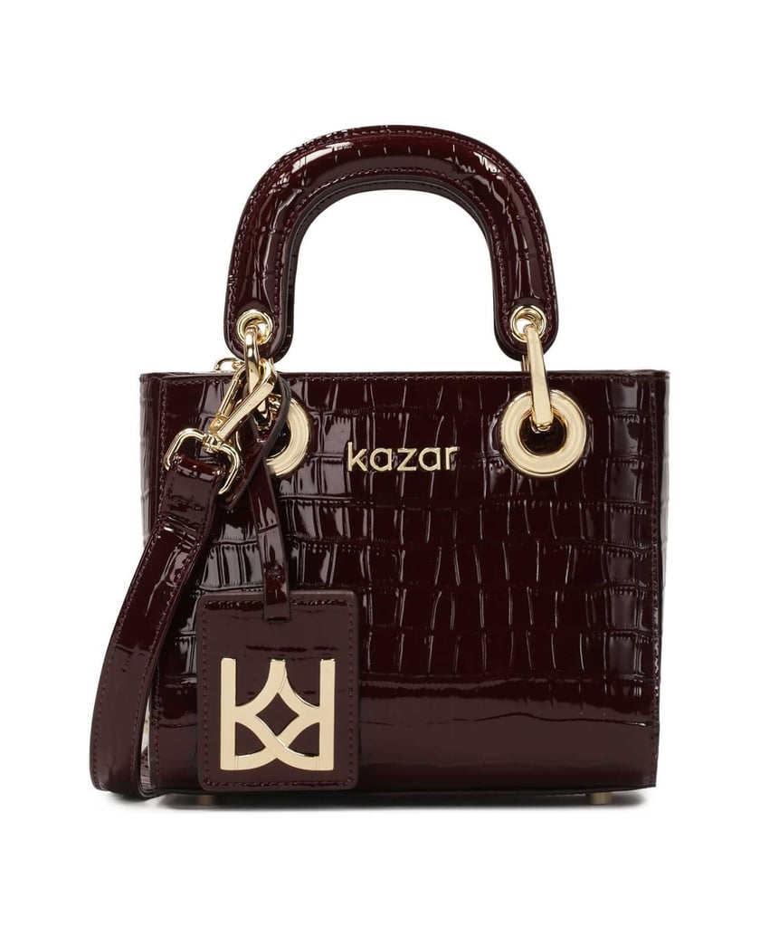 Kazar-Kleine-luxuriöse-burgunderfarbene-Lederh