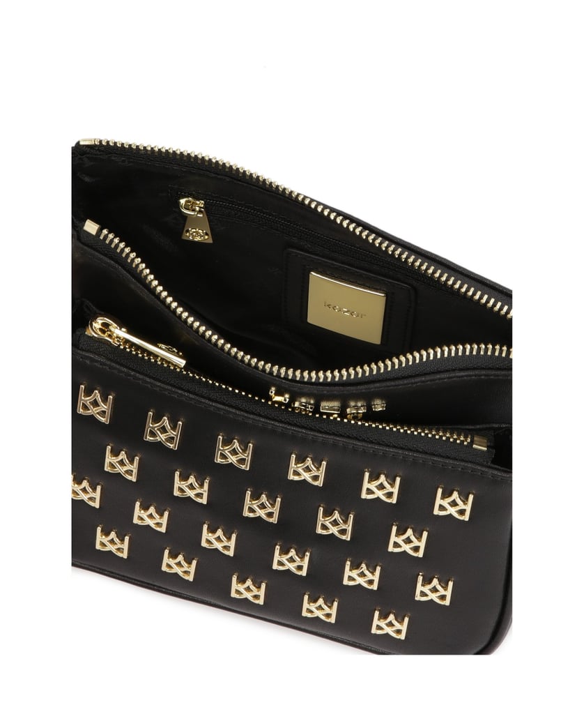 Kazar-Multifunktionale-Posttasche-aus-Leder-schwarz