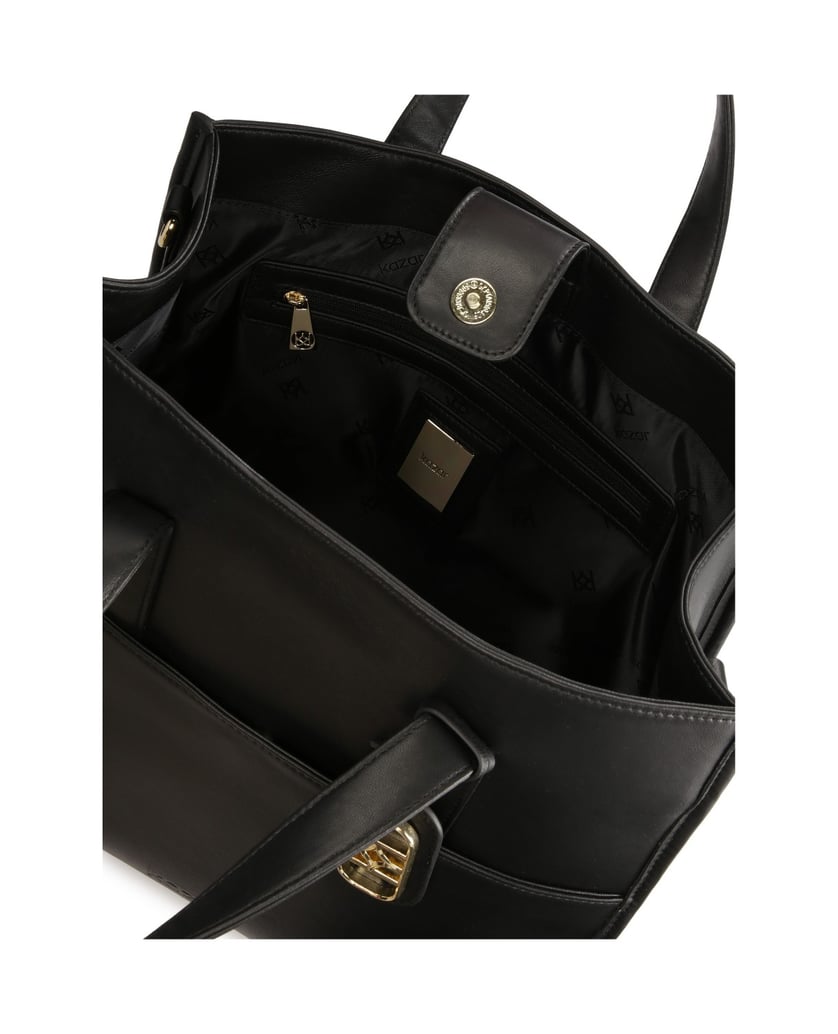Kazar-Large-handbag-with-handles-and-strap-černá