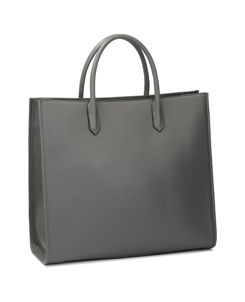 Kazar-Große-graue-Handtasche-mit-Griffen-und-g-grau