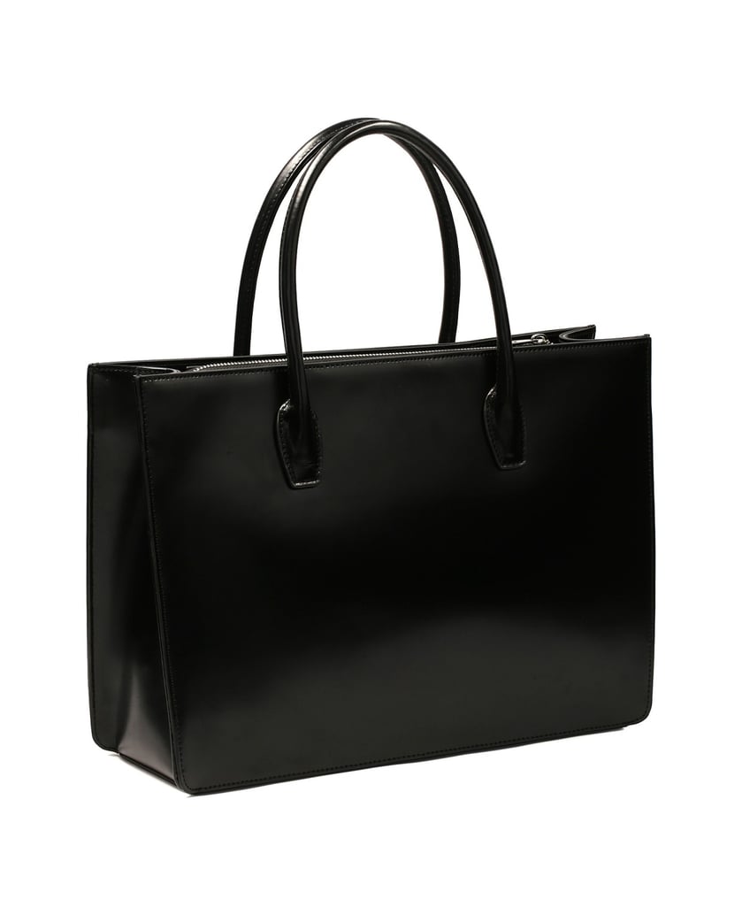 Kazar-Große-elegante-Handtasche-im-Minimalstil-schwarz
