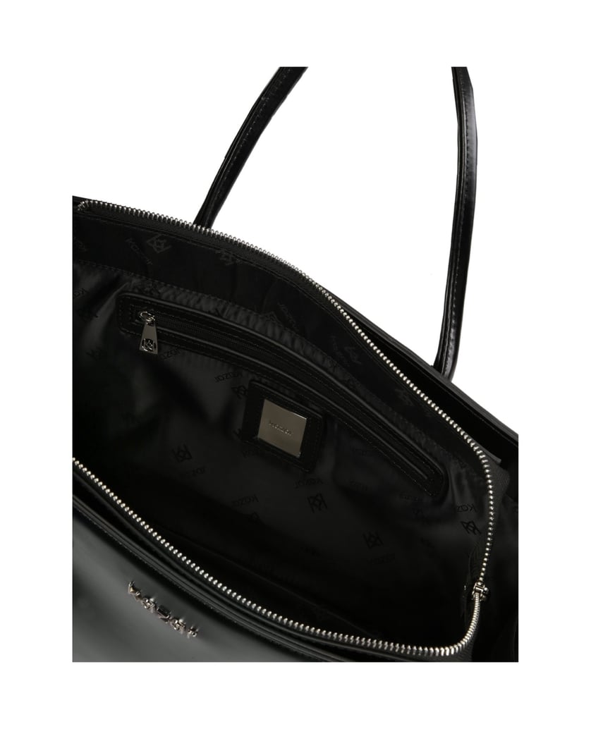 Kazar-Große-elegante-Handtasche-im-Minimalstil-schwarz