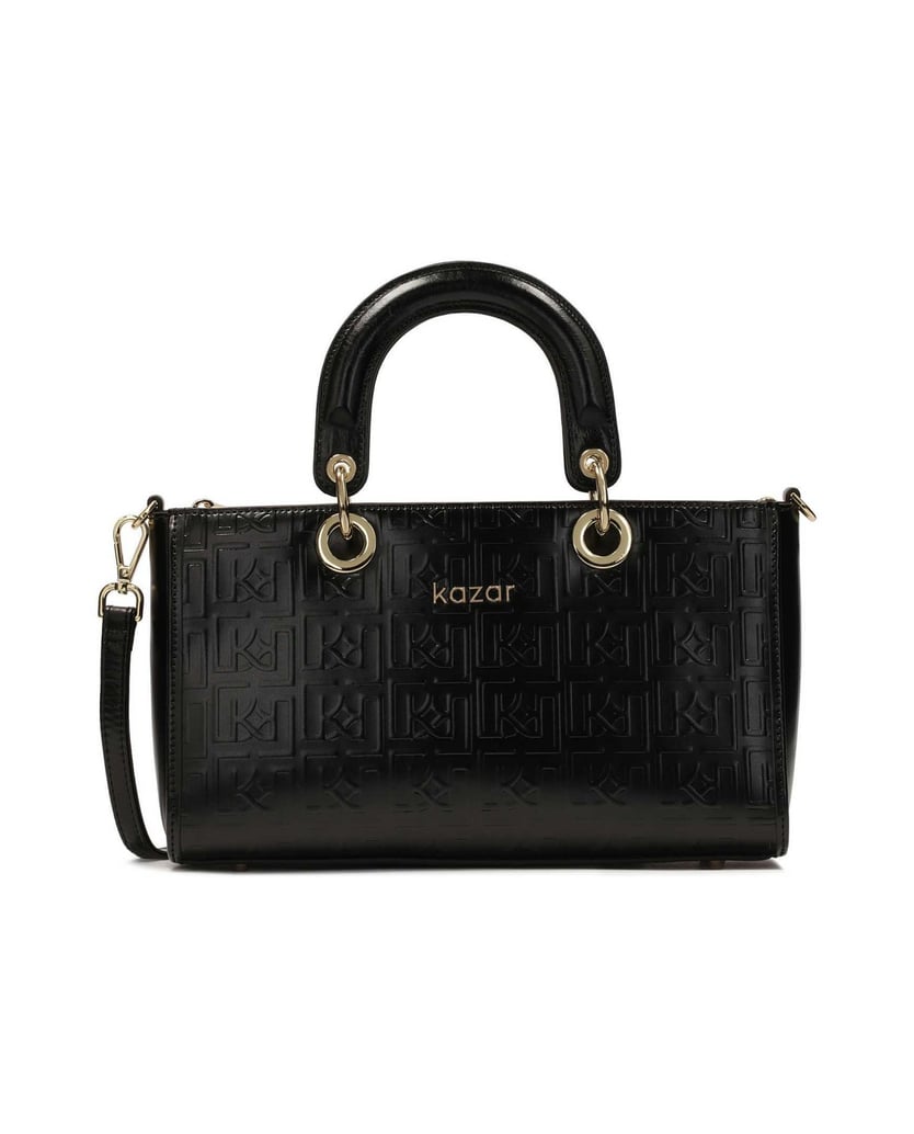 Kazar-Länglicher-fester-Beutel-mit-geprägtem-D