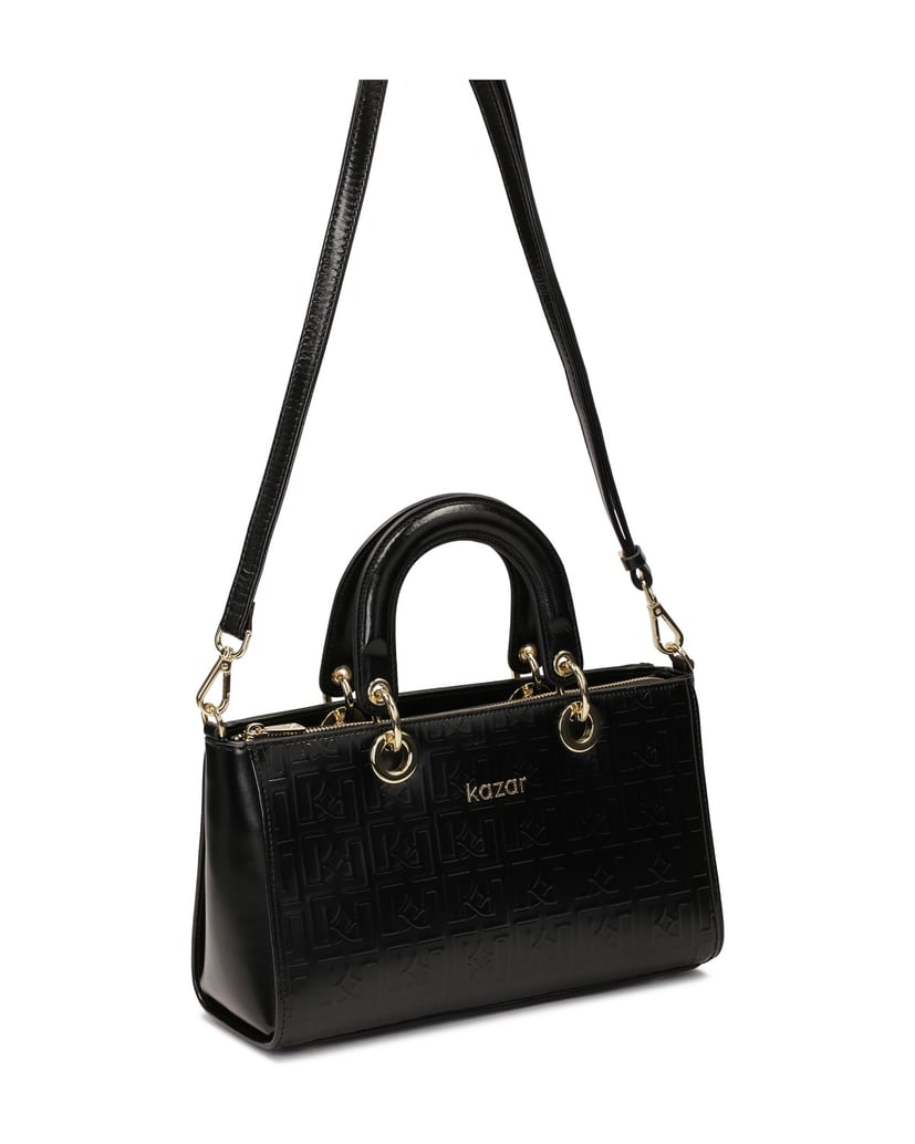 Kazar-Länglicher-fester-Beutel-mit-geprägtem-D