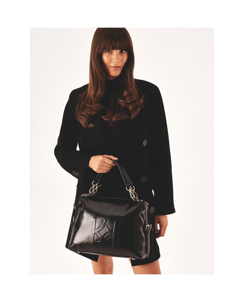 Kazar-Geräumige-schwarze-Lederhandtasche