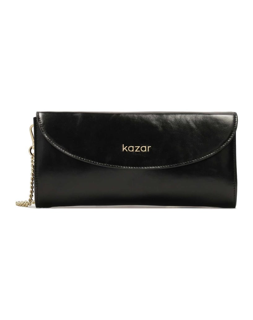 Kazar-Small-oblong-handbag-with-two-straps-černá