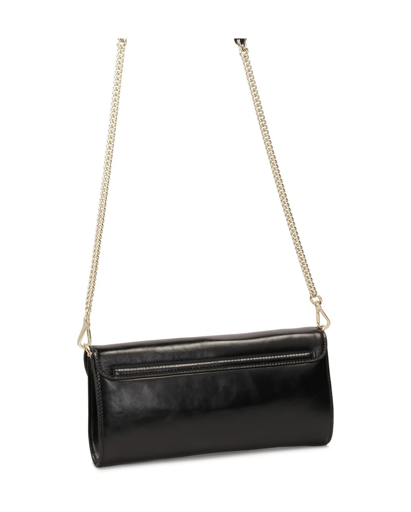 Kazar-Small-oblong-handbag-with-two-straps-černá