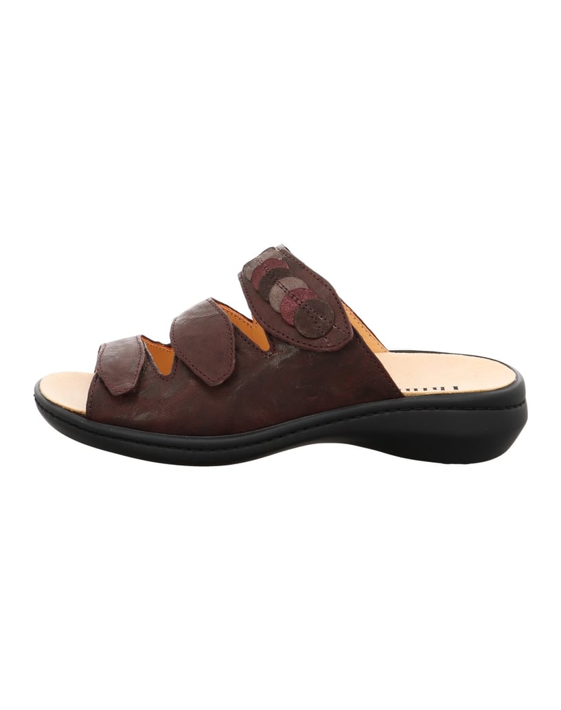 Think-Tieffußbett-Pantolette-CAMILLA-bordeaux