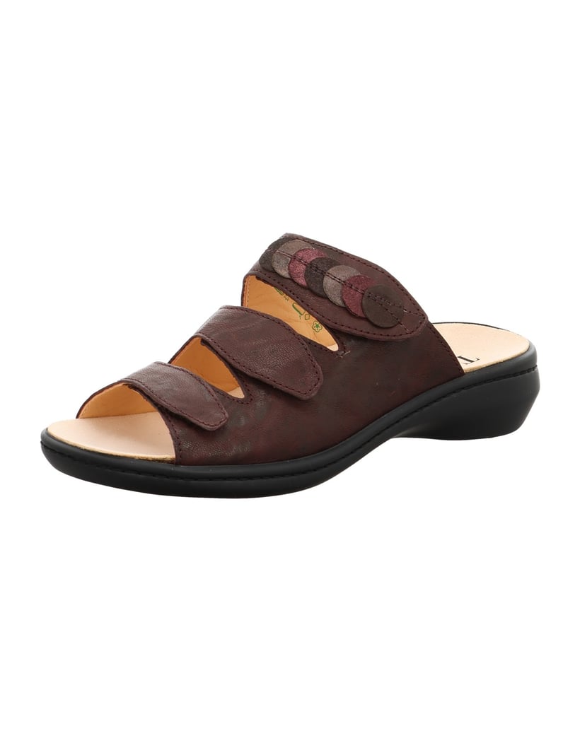 Think-Tieffußbett-Pantolette-CAMILLA-bordeaux