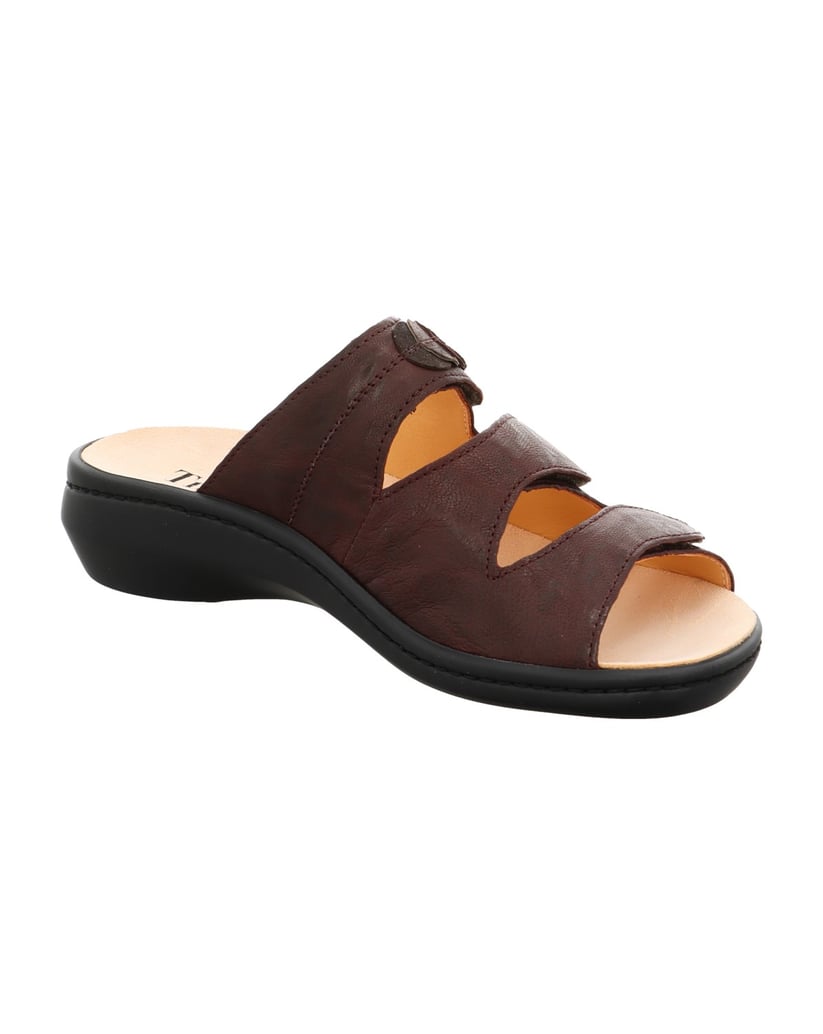 Think-Tieffußbett-Pantolette-CAMILLA-bordeaux