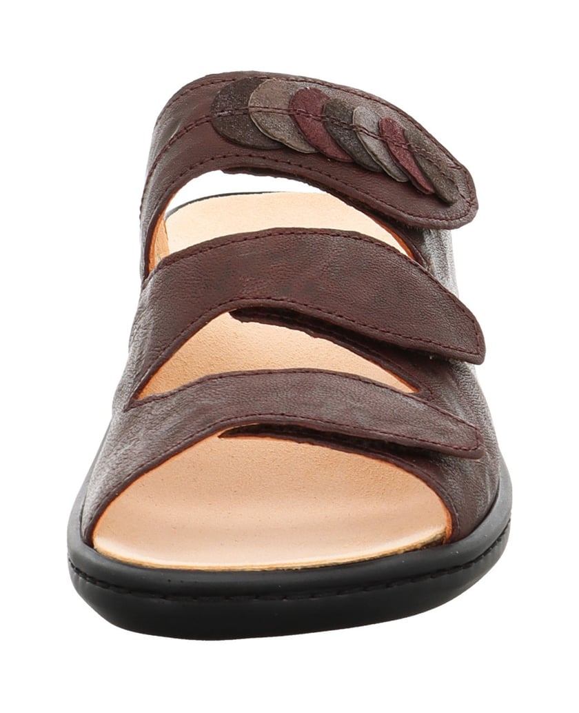 Think-Tieffußbett-Pantolette-CAMILLA-bordeaux