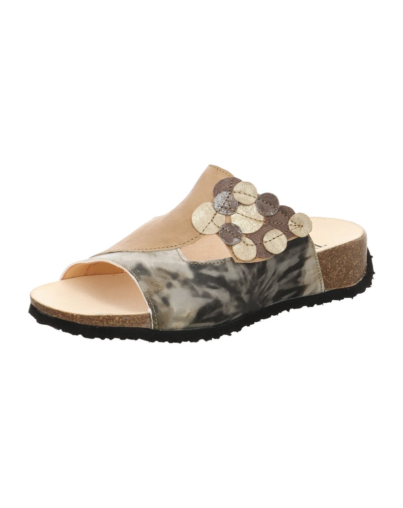 Think-Tieffußbett-Pantolette-MIZZI-multicolor
