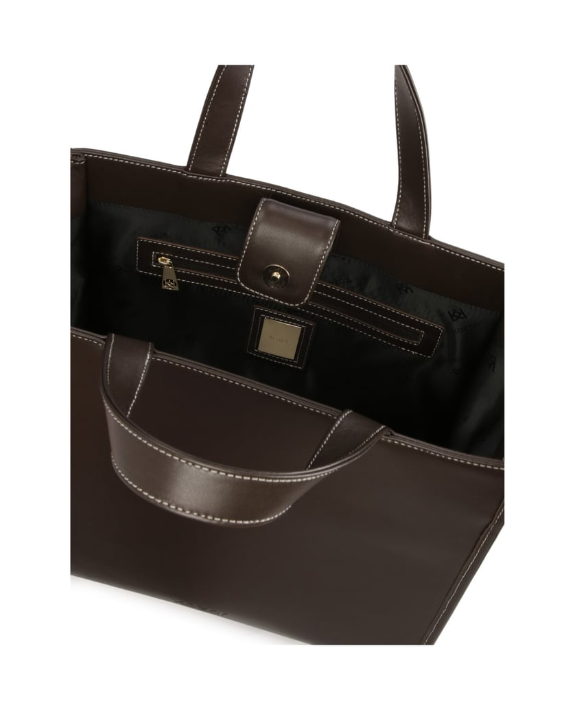 Kazar-Braune-minimalistische-Handtasche-dunkelbraun