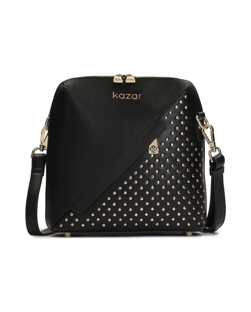 Kazar-Schwarze-Gürtelhandtasche-mit-kleinen-Ni