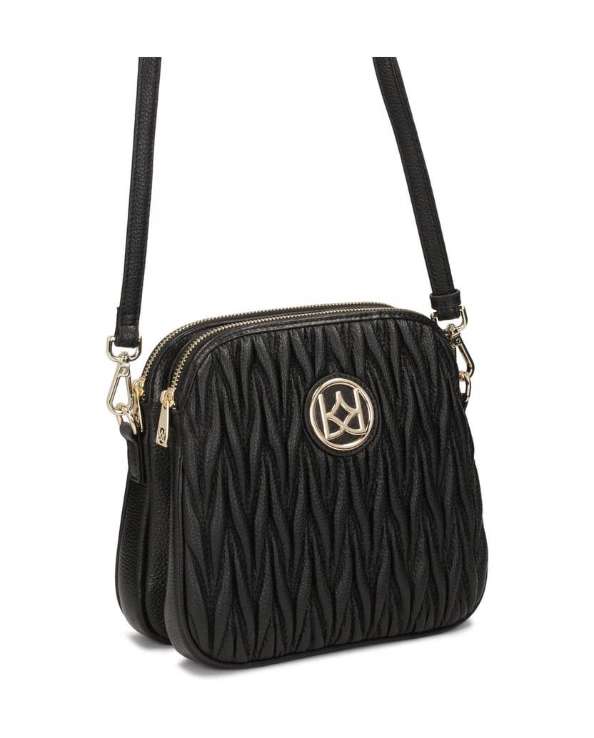Kazar-Classic-leather-strap-postbag-černá