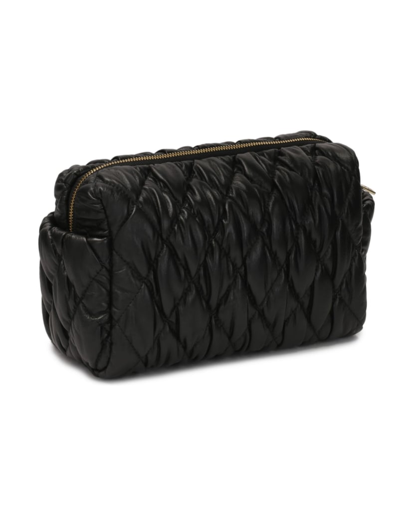 Kazar-Schwarze-Kosmetiktasche-aus-Leder-mit-St-schwarz