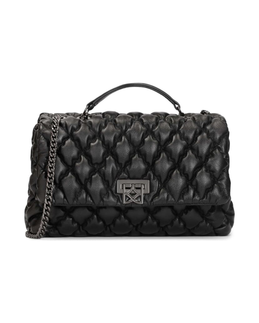 Kazar-Stylish-soft-chain-handbag-čierna