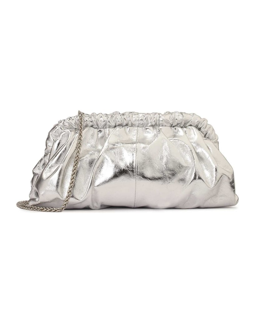 Kazar-Handtasche-mit-Silber-Metalleffekt-silber