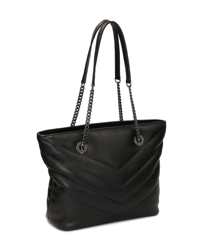 Kazar-Geräumige-Umhängetasche-mit-Beschlägen-a-schwarz