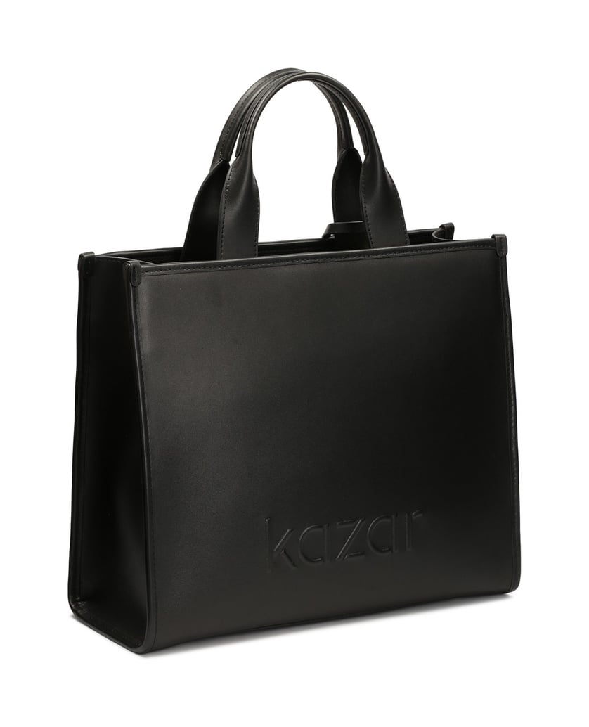 Kazar-Große-Tragetasche-mit-zwei-Henkeln-und-R-schwarz