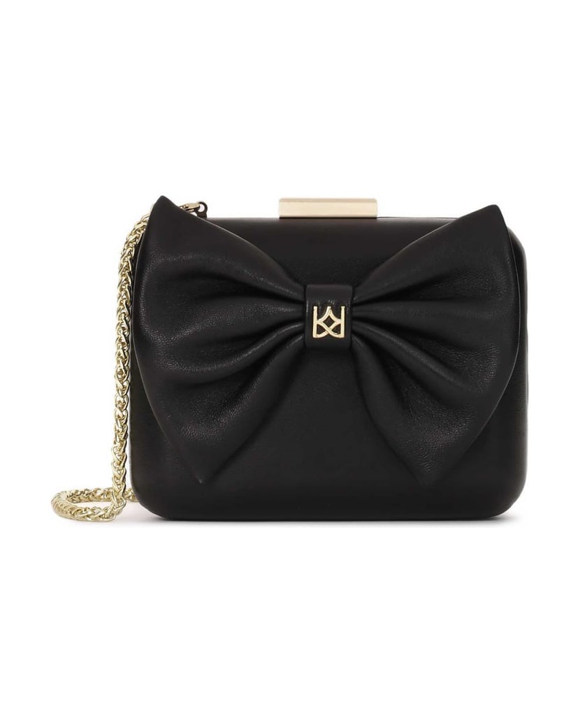 Kazar-Schwarze-Clutch-Bag-mit-großer-Schleife-schwarz