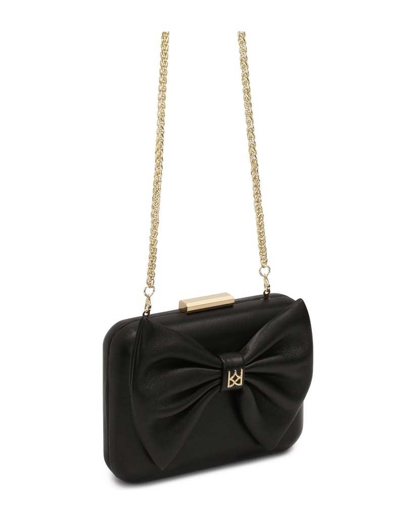 Kazar-Schwarze-Clutch-Bag-mit-großer-Schleife-schwarz