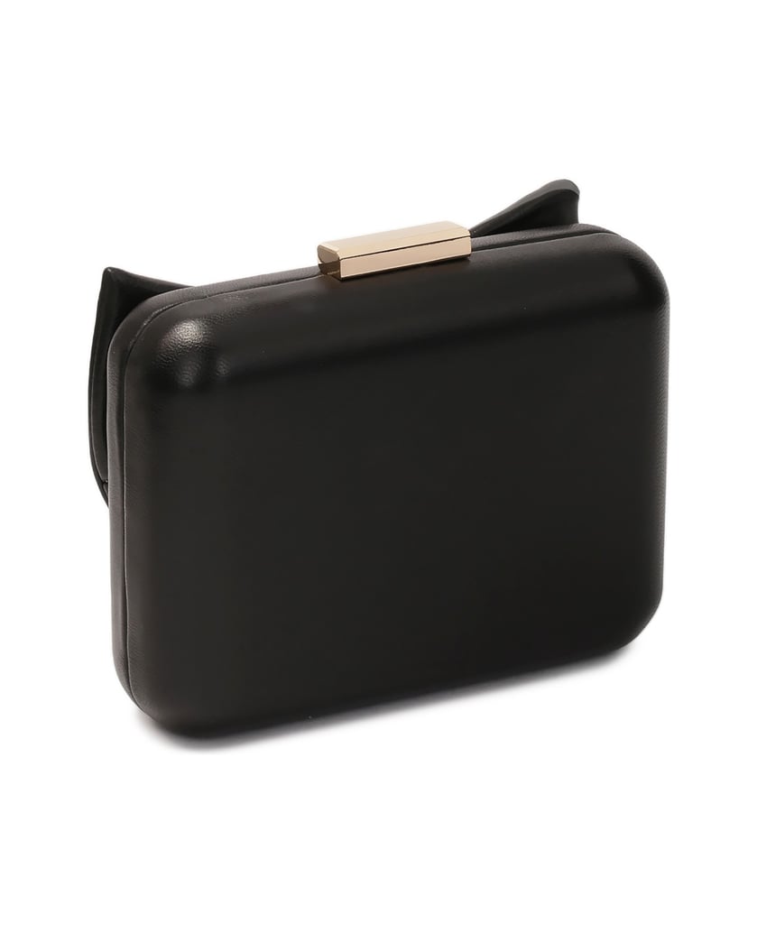 Kazar-Schwarze-Clutch-Bag-mit-großer-Schleife-schwarz