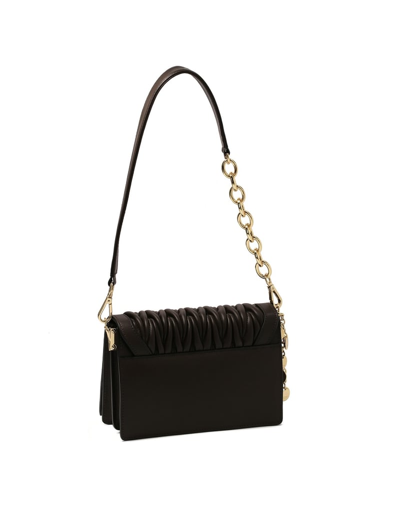 Kazar-Dark-brown-quilted-pattern-handbag-tmavá-hnedá