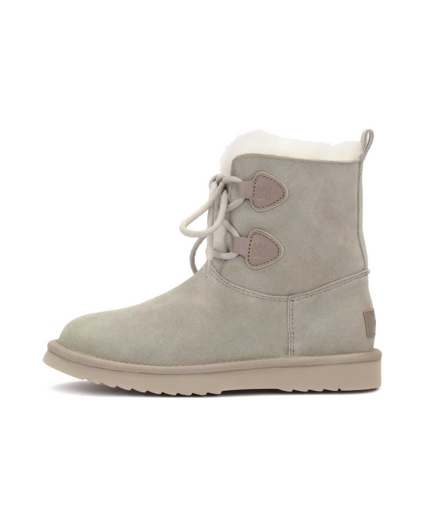 Kazar-Grey-snow-boots-with-lace-up-upper-šedá