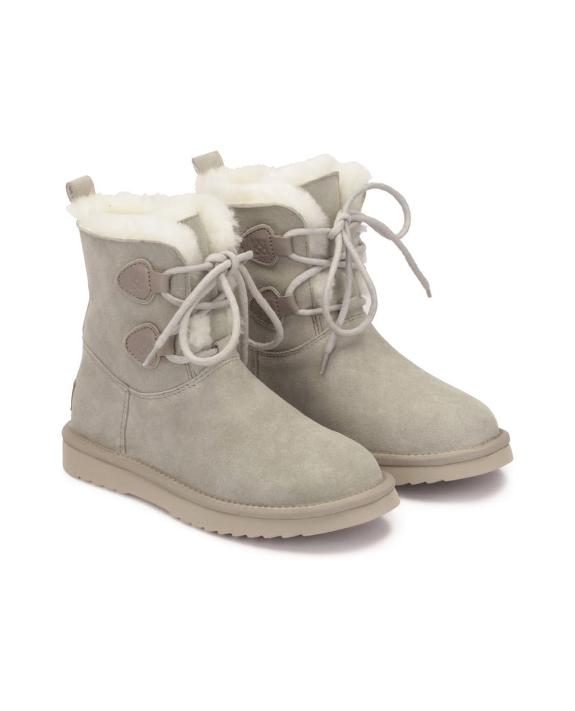 Kazar-Grey-snow-boots-with-lace-up-upper-šedá