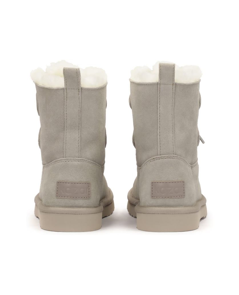 Kazar-Grey-snow-boots-with-lace-up-upper-šedá